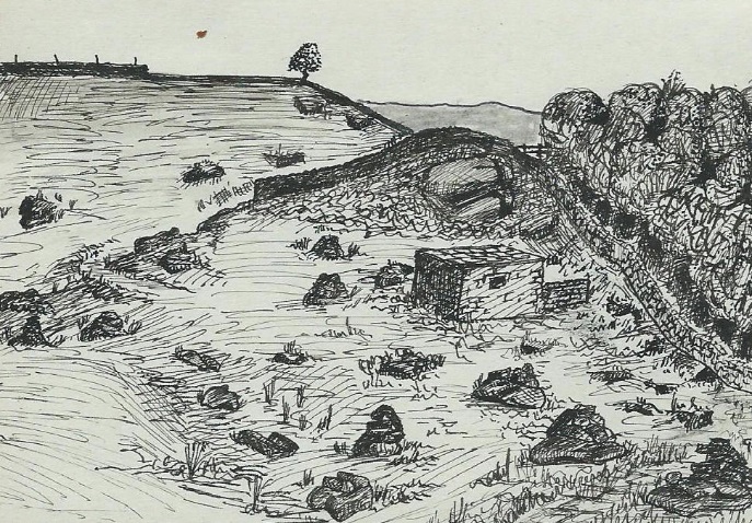 a steep part of the climb