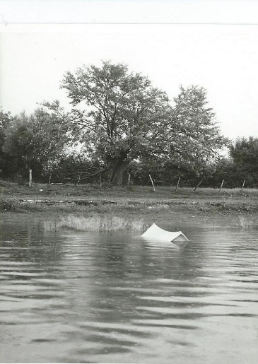 campsite rhone in flood