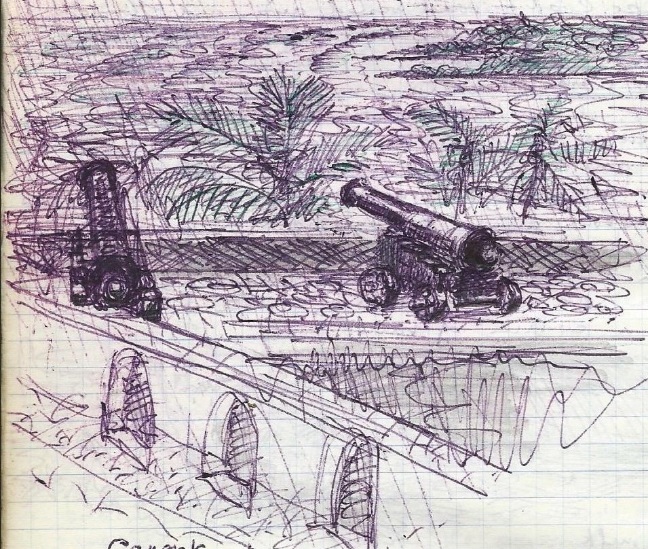 castle ramparts ghana