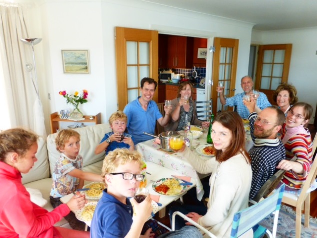 family dinner arethusa house