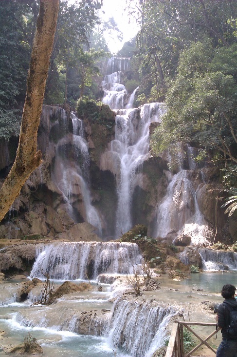 laos waterfalls